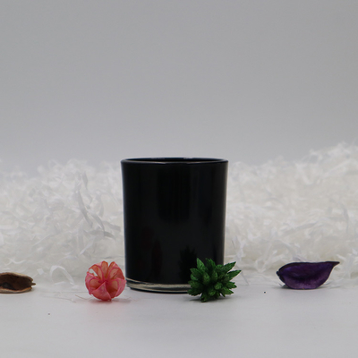 Gelas Lilin Tealight Hitam Kosong Cangkir Votive 6.2x7.3 Untuk Gereja