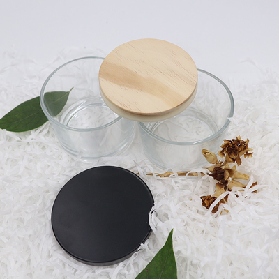 Aroma Home Clear Glass Tealight Candle Cangkir Dekorasi 11x8 Untuk Centerpieces