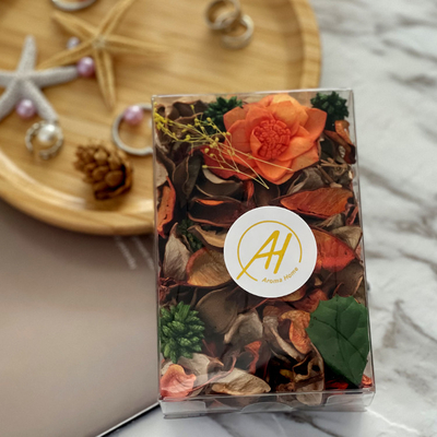 Bunga Buatan Tangan Peach Potpourri Wangi Untuk Lemari Hotel
