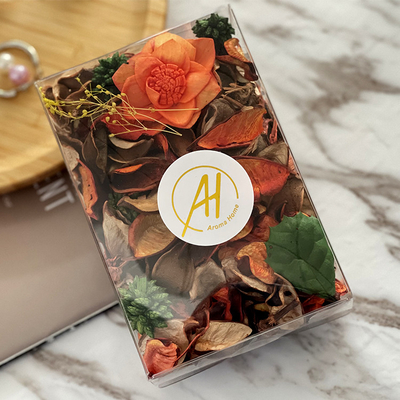 Bunga Buatan Tangan Peach Potpourri Wangi Untuk Lemari Hotel