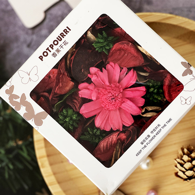 OEM Scented Rose Petal Potpourri Bunga Kering 110g Untuk Musim Semi