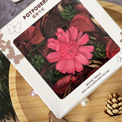 OEM Scented Rose Petal Potpourri Bunga Kering 110g Untuk Musim Semi