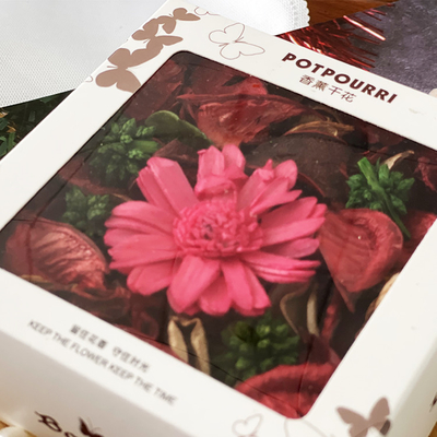 OEM Scented Rose Petal Potpourri Bunga Kering 110g Untuk Musim Semi