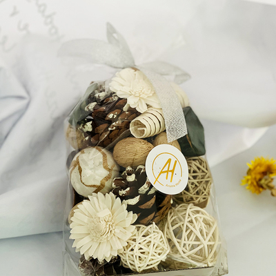 Buatan Tangan Aroma Potpourri 200g Wangi Bunga Kering Dan Kacang