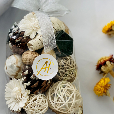 Buatan Tangan Aroma Potpourri 200g Wangi Bunga Kering Dan Kacang