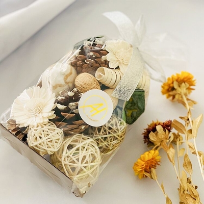 Buatan Tangan Aroma Potpourri 200g Wangi Bunga Kering Dan Kacang