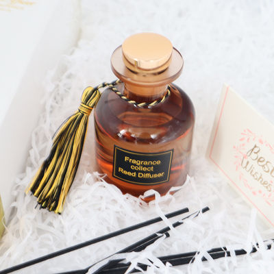 Aroma Reed Diffuser 126ml Hadiah Mewah Set Dalam Botol Coklat Untuk Wewangian Rumah