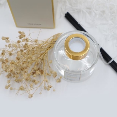 Aroma Reed Diffuser 126ml Botol Bulat Hadiah Mewah Set Dengan Tutup Emas