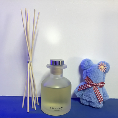 Aroma Reed Diffuser 126ml Aroma Lavender Set Kado Mewah Dengan Tutup Sliver