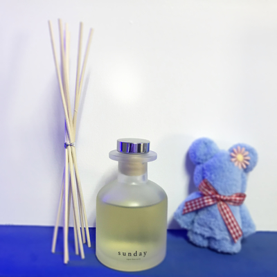 Aroma Reed Diffuser 126ml Aroma Lavender Set Kado Mewah Dengan Tutup Sliver
