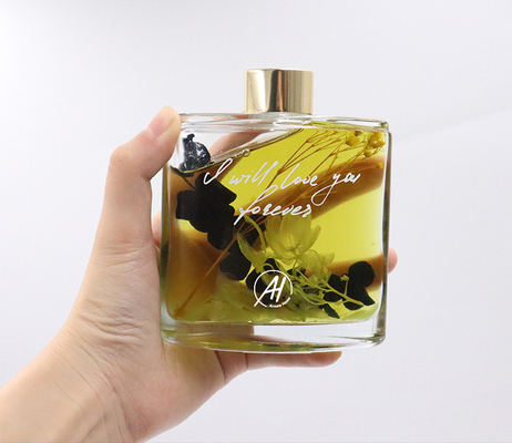 Aroma Reed Diffuser 180ml Botol Persegi Set Hadiah Mewah Dengan Kotak Putih