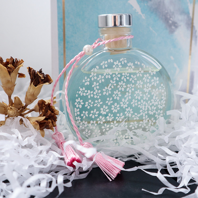 Aroma Reed Diffuser 130ml Set Kado Mewah Dengan Simpul Merah Muda Dan Kotak Kaku