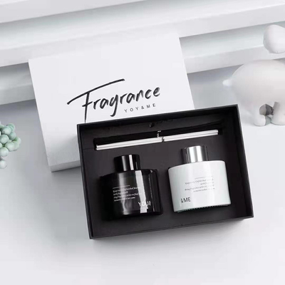 Aroma Reed Diffuser 2pk Gift Set 120ml Parfum Mewah Dengan Kotak Hitam