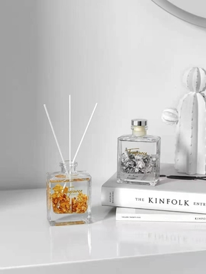 Parfum Christmas Cinnamon Reed Diffuser 120ml Dengan Foil Emas Perak