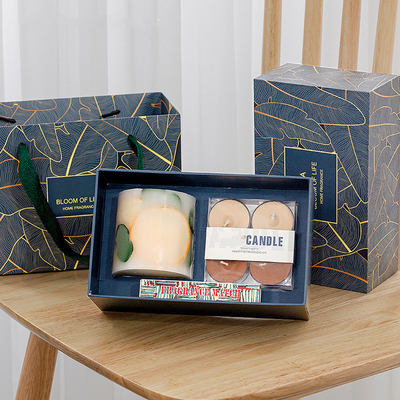 4pk Kamar Mandi Dekorasi Tealight Lilin Diffuser Set Hadiah Aroma Rumah