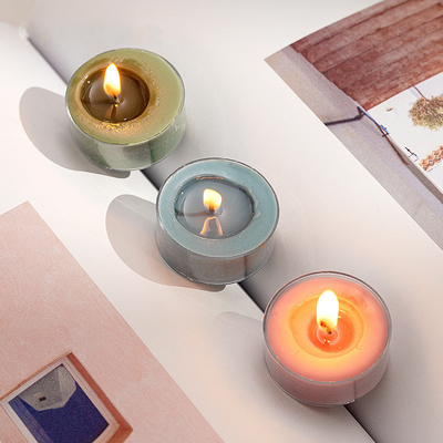 Tempat Lilin Tealight Beraroma Beraroma Warna-warni Untuk Dekorasi Rumah