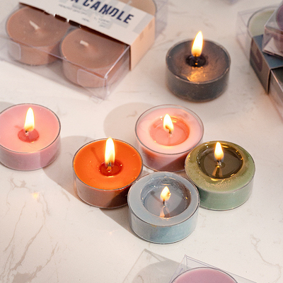 Tempat Lilin Tealight Beraroma Beraroma Warna-warni Untuk Dekorasi Rumah