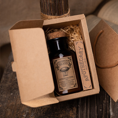 Lilin Terapi Aroma Beraroma Gabus Botol Retro Lilin Spearmint Dan Eucalyptus