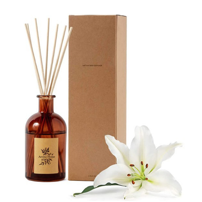 Personalized Amber Fragrance Large Reed Diffuser Sticks 120ml untuk Kamar