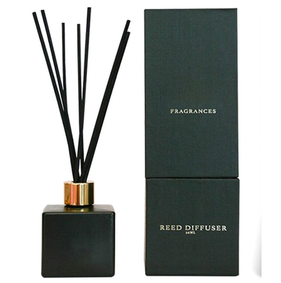 OEM Black 50ml Ritual Minyak Reed Diffuser Parfum Rumah Diffuser Untuk Rumah Tangga