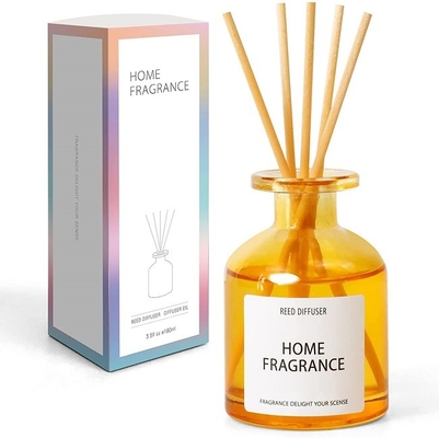 Warna-warni 120ml Minyak Esensial Buatan Sendiri Reed Diffuser Rasa Garam Laut