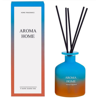 Warna-warni 120ml Minyak Esensial Buatan Sendiri Reed Diffuser Rasa Garam Laut