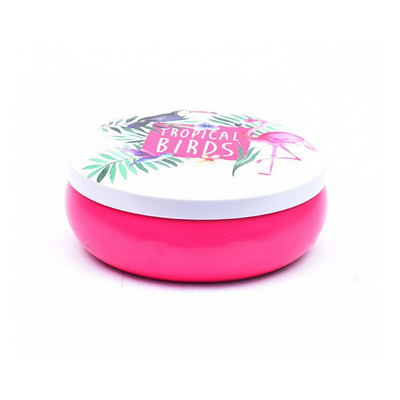 8oz Kaleng Lilin Bermotif Kosong Kamar Tidur Cahaya Lilin Romantis Dengan Tutup