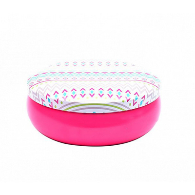8oz Kaleng Lilin Bermotif Kosong Kamar Tidur Cahaya Lilin Romantis Dengan Tutup