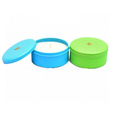 Lilin Kedelai Beraroma Logam Aluminium Mini Tin Lilin Untuk Votive Tealight 3oz