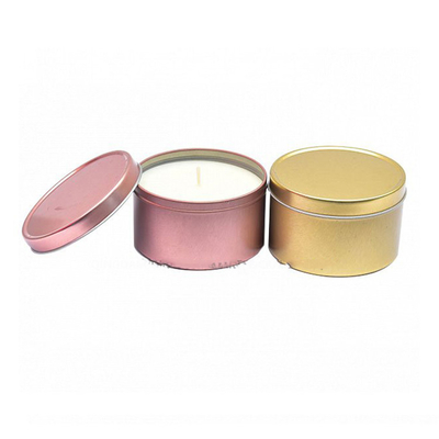 Lilin Kaleng Kedelai Beraroma Emas Dalam Jumlah Besar 5.5oz