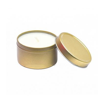 Lilin Kaleng Kedelai Beraroma Emas Dalam Jumlah Besar 5.5oz