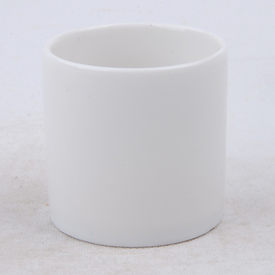 7oz Pot Lilin Kedelai Keramik Alami Beraroma Putih Polos Untuk Tidur