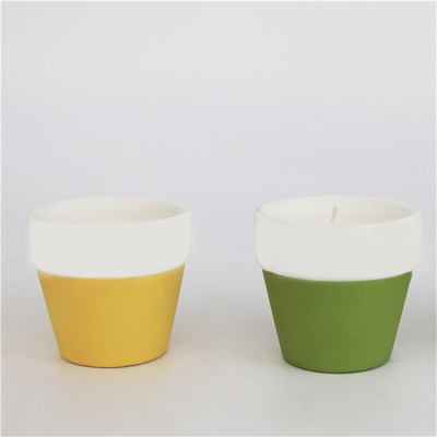 Aroma Rumah Odm Scented Soy Wax Ceramic Candle Jars 2 Oz